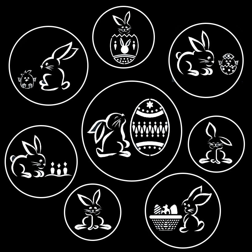 Easter Bunny Gobo Series