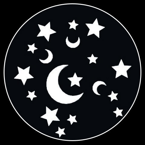 Moon & Stars Breakup Gobo Series of 5 Designs