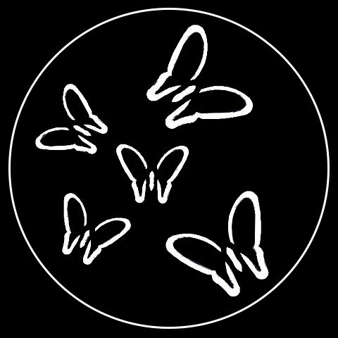 Jolene's Butterflies Gobo, Series of 8 Designs