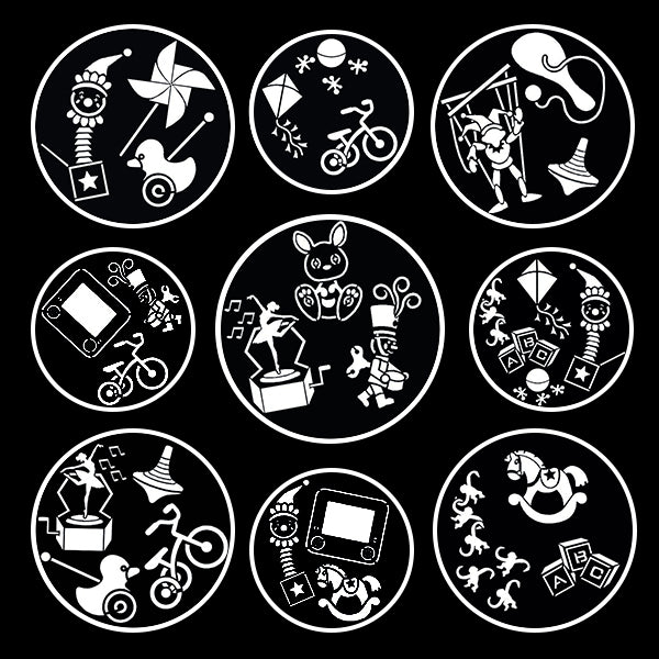 Vintage Toys Gobo Series of 9 Designs