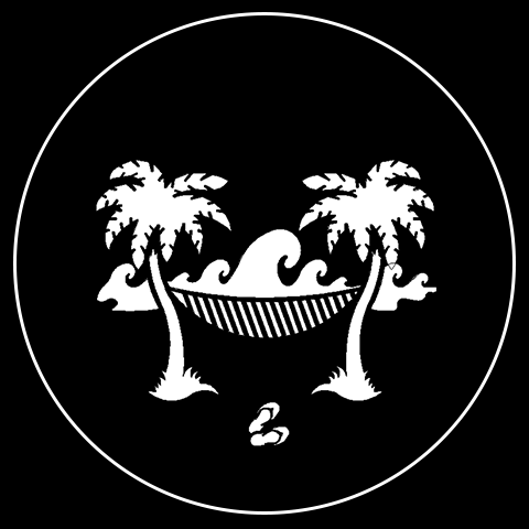 Summer Beach Palm Tree Hammock Gobo