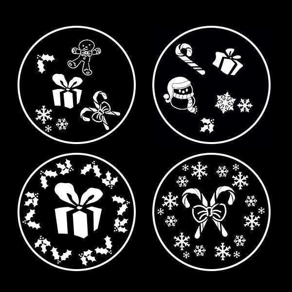 Christmas Breakup Gobo Collection of 4 Designs