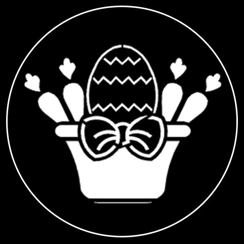 Easter Basket Gobo - Easter egg, carrots