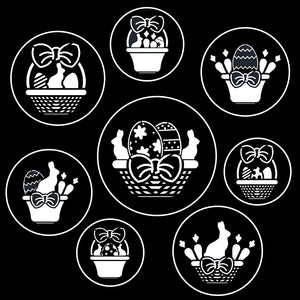 Easter Basket Gobo Series of 8 Designs