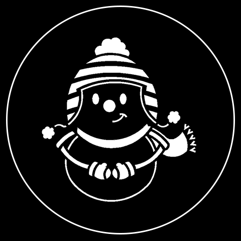 Christmas Winter Snowman Gobo