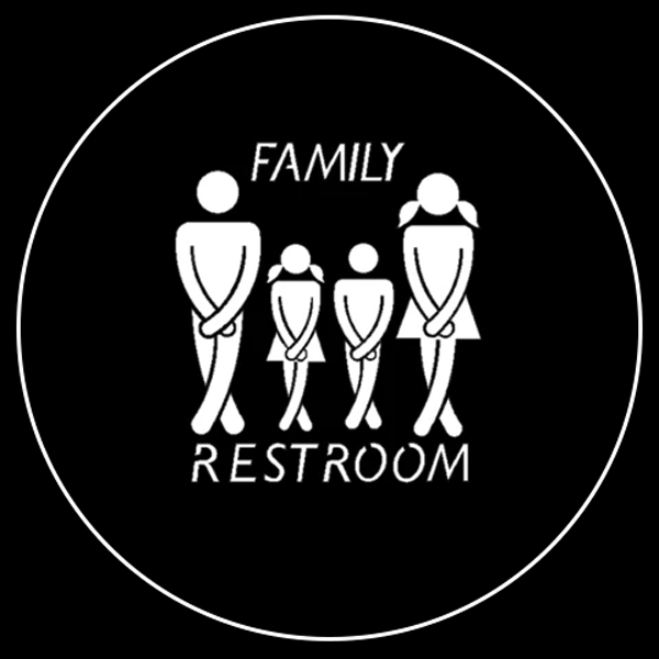 Bathroom Convention Gobo - Family Restroom