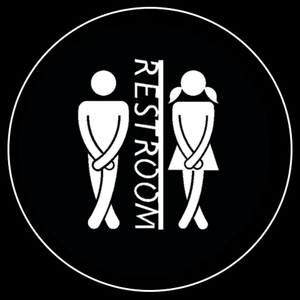 Bathroom Convention Gobo - Unisex Restroom