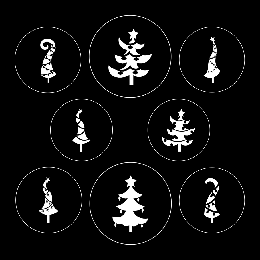 Christmas Grinch Crumpit Trees Gobo Collection