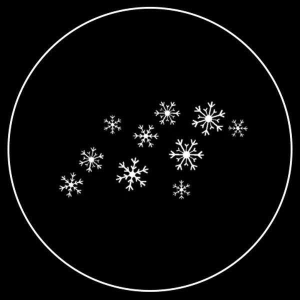 Classic Snowflake Gobo Series of 8 Designs