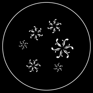 Curvy Snowflake Gobo 4 of 8