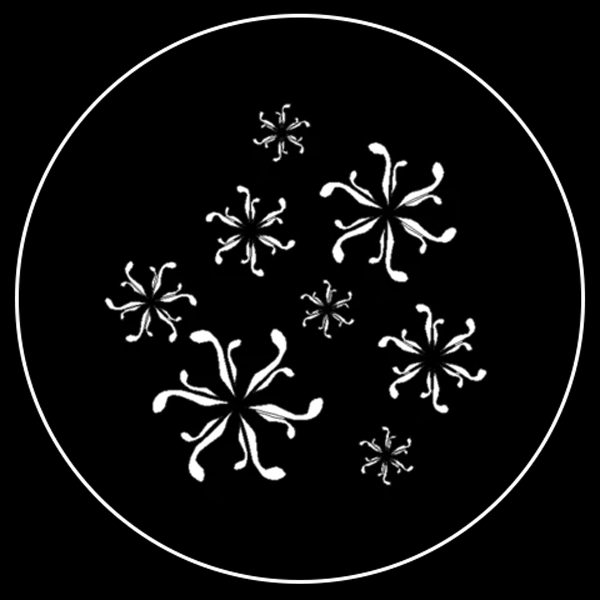 Curvy Snowflake Gobo Series of 8 Designs