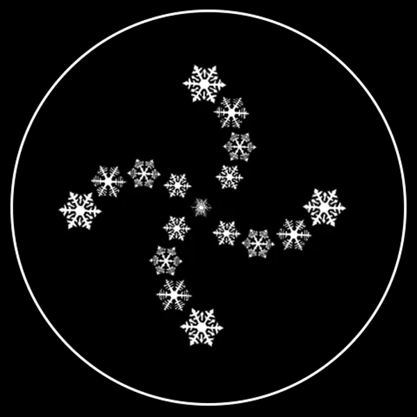 Eastern Snowflake Gobo Series of 8 Designs