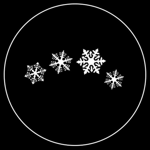 Eastern Snowflake Gobo Series of 8 Designs