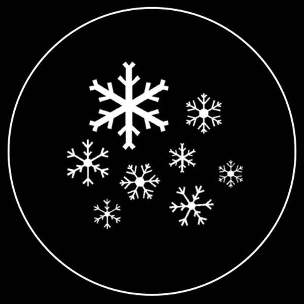 Simply Snowflake Gobo Series of 8 Designs