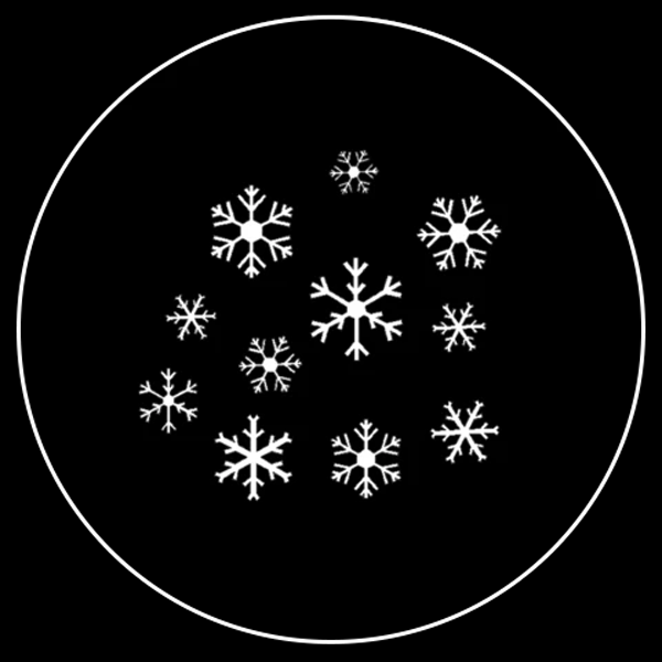 Simply Snowflake Gobo Series of 8 Designs