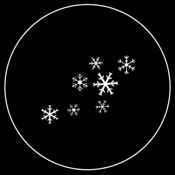 Simply Snowflake Gobo Series of 8 Designs