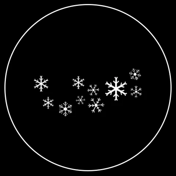 Simply Snowflake Gobo Series of 8 Designs