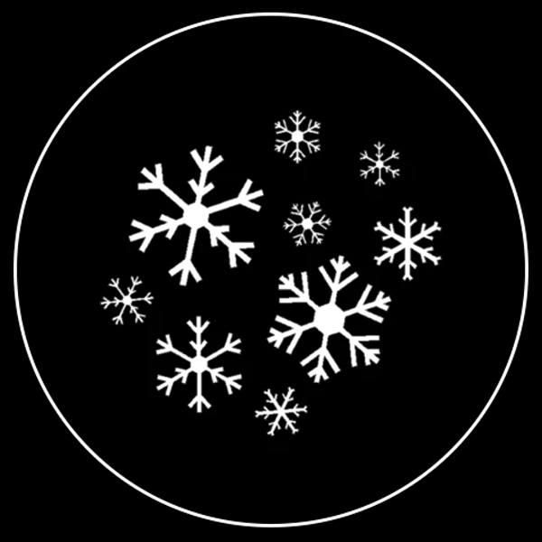 Simply Snowflake Gobo Series of 8 Designs