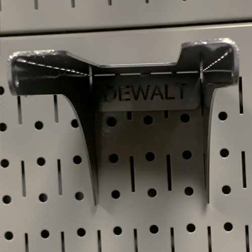 Dewalt Screwgun Pegboard Holder